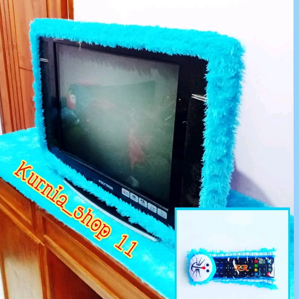 Bando Tv Tabung Polos Uk 14 17 Sampai 21 inch Terbaru Taplak Tv Sarung Remote