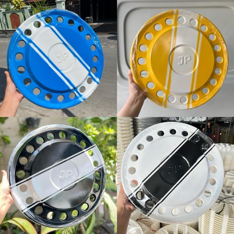 Weldop warna plat besi Ring 15 dan Ring 16 warna (2 BIJI) Dudukan