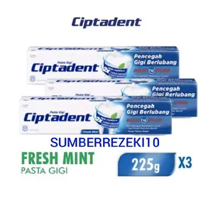 Paket isi 3 pcs Pasta gigi ciptadent 225 gr
