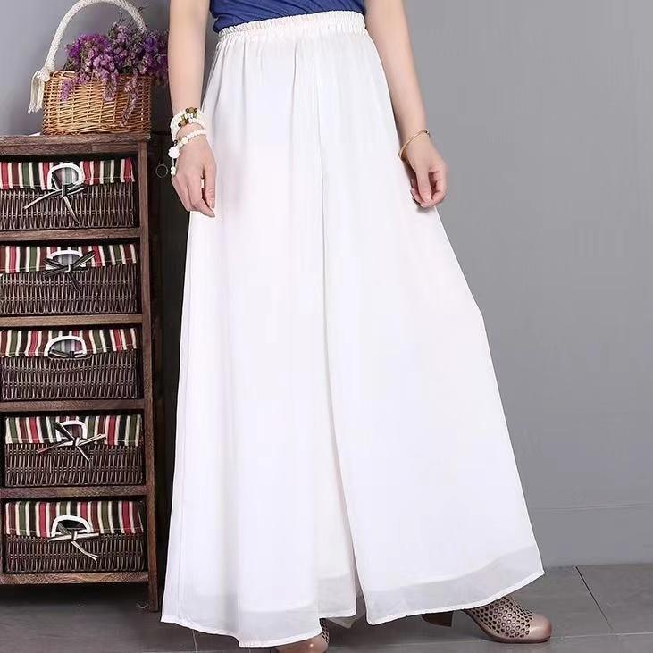 Product Introduction of Quần Ống Rộng Dài Cho Nữ, Quần Voan Muslimah Dáng Rộng, Cạp Cao, Chân Dày 35