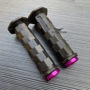Paket Handgrip Octagon Import Set Jalu Stang Ulir Gepeng Titanium Premium Full Cnc Setir Import Untuk Semua Motor Universal