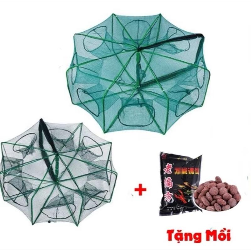 Lồng bát giác bắt tôm cua cá ốc kèm mồi bắt lươn đồ câu việt Pháp