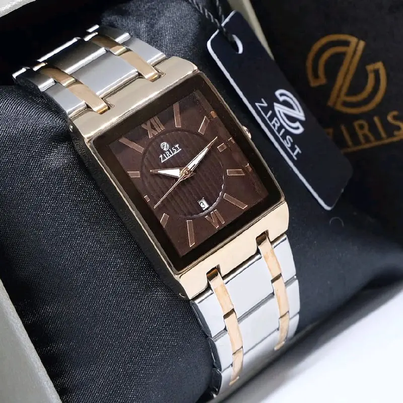 ZIRIST Z19 ORIGINAL JAM TANGAN PETAK PRIA WANITA UNISEX CLASSIC SIMPLE STAINLESS STEEL ORIGINAL GARANSI RESMI 1 TAHUN MESIN DAN BATRAI 6