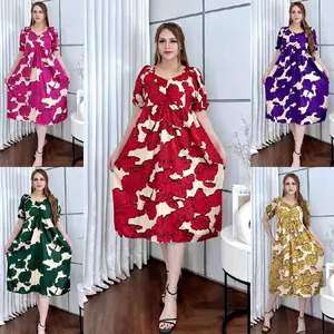 DASTER  INARA MOTIF BUNGA KIPAS LD 120 BAHAN RAYON TEBAL