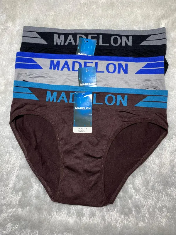 PROMO 3-6 PCS,CELANA DALAM PRIA SEGITIGA,KATUN RAJUT,SEAMLES,ADEM,NYAMAN Kotak Dewasa Karet Cowok Boxer Pendek 5