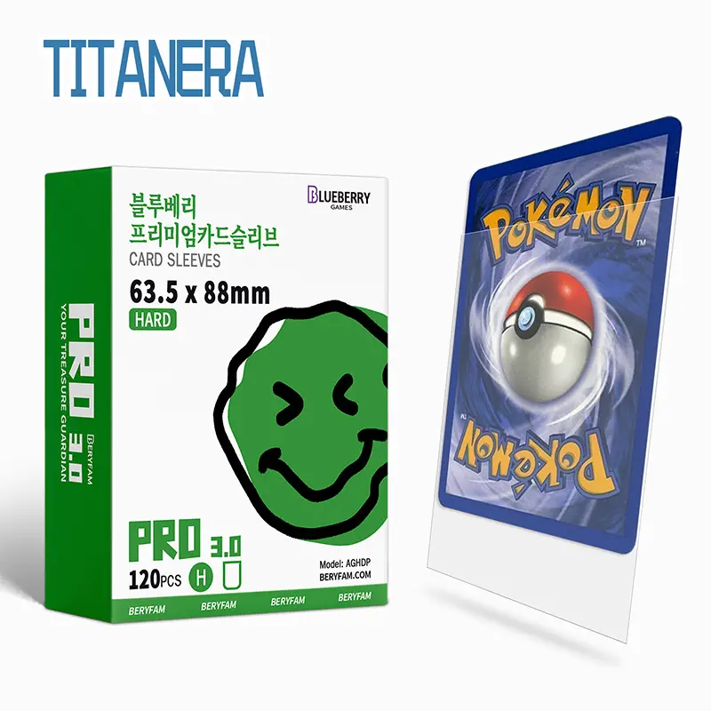 120pcs BERYFAMSleeves Hard Card Sleeves Protector Kpop Photocard Toploader  Blueberry Series Titanera - TikTok Shop Philippines