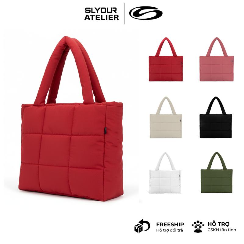 Túi TOTE v1 - Slyour Bag unisex chất liệu dù trần bông chống sốc kháng nước vừa lap 15.6inch túi đeo chéo & túi đeo vai khóa kéo chống thấm nước phao nam saigon TTV1