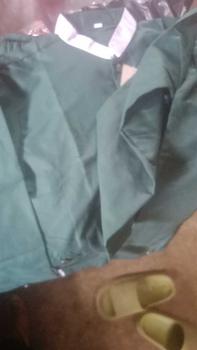 Product Review of Baju koko anak Laki Laki Setelan usia 4-12 Tahun Hitam Muslim Kain Katun Panjang Kancing Celana from t**h 1