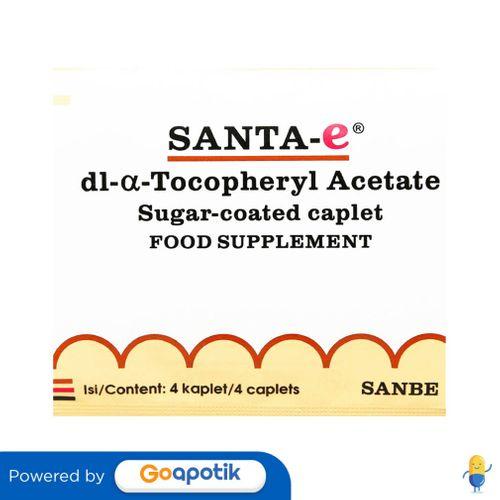 Gambar SANTA E 100 IU STRIP 4 KAPLET dari Apotek Duta Farma 2 By GoA Kota Surabaya Tokopedia