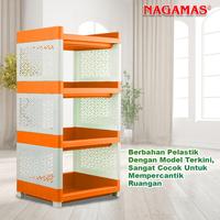 Gambar Nagamas Rak Serbaguna Jasmine Susun 4 / Rak Multifungsi / Rak Plastik - RJ004 dari Nagamas Official Store Kota Tangerang 4 Tokopedia