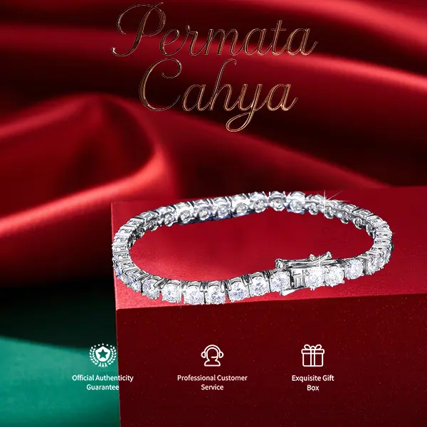 Permata Cahaya——Desain Bernapas Gelang Wanita Proses pemotongan yang unik Anti Pudar hadiah ulang tahun Hadiah Kotak hadiah eksklusif