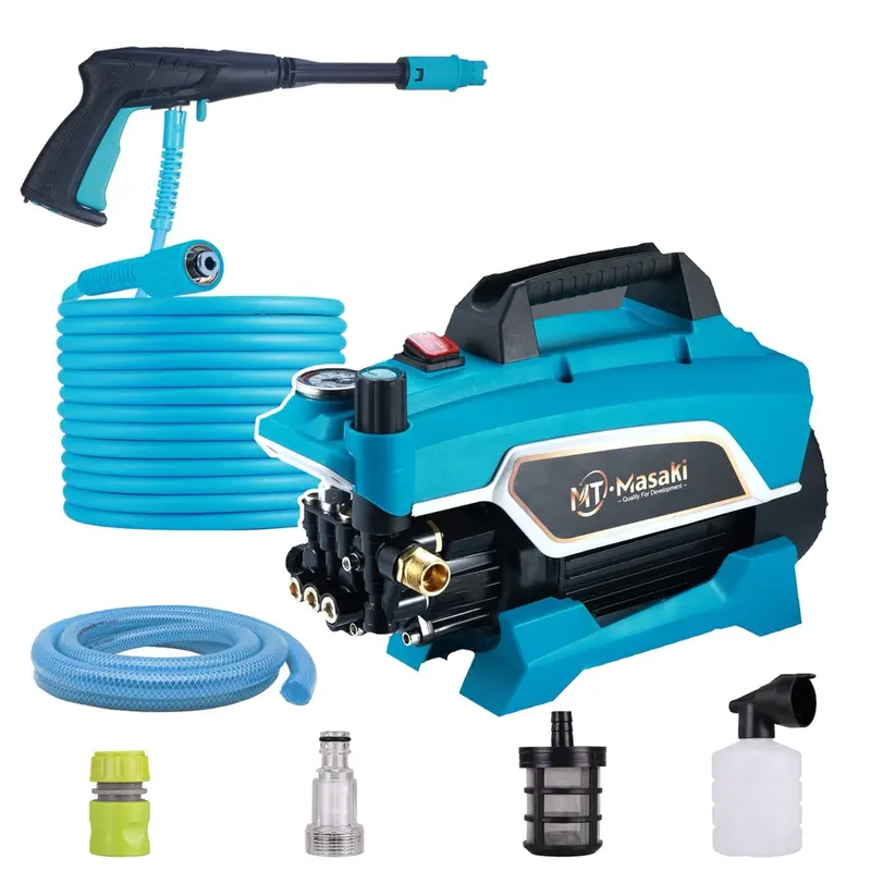 MTMASAKI Alat Cuci Jet Cleaner Tekanan Dapat Disesuaikan MT-800  Superjet Alat Steam Cuci Motor & Mobil & Lantai High Pressure washer Adjustable Pressure Car 0
