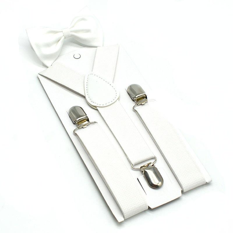 Product Introduction of 10202Children Baby Boys Girls Suspenders+bowtie Clip-on Y-Shape Braces Elastic Kids Adjustable 3 Clips 17