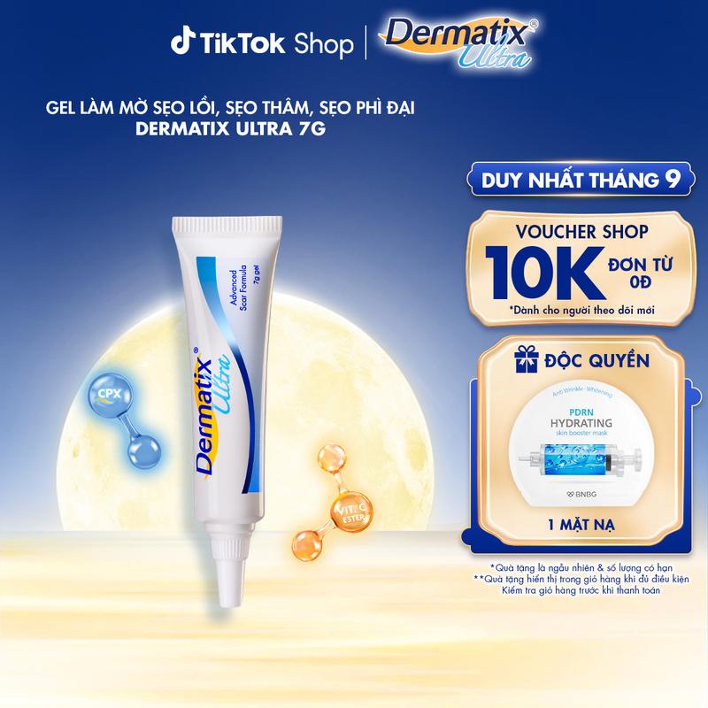 GEL MỜ SẸO DERMATIX ULTRA 7G LÀM PHẲNG MỀM SẸO LỒI, SẸO THÂM