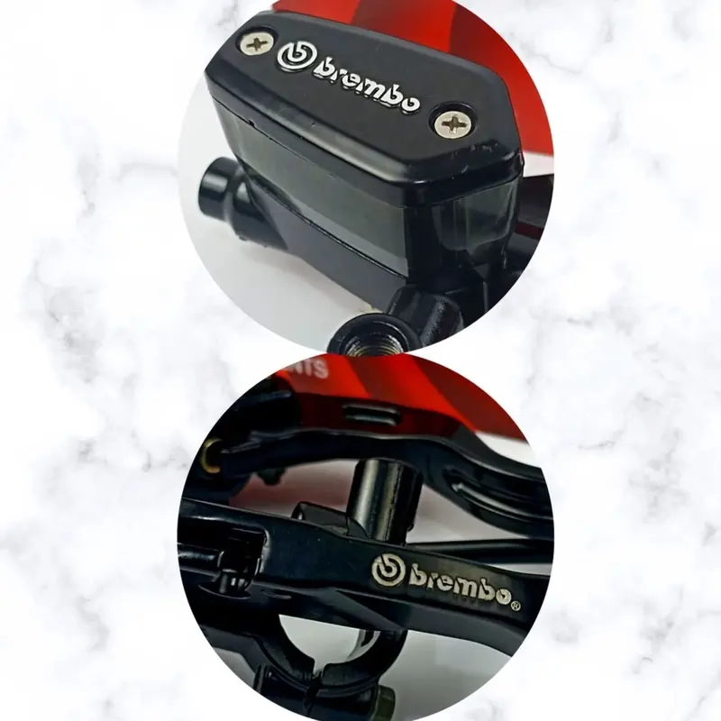 Master Rem Brcmbo Oval E2 Model Rcb Paket Handle Kopling Universal Semua Motor Vixion,R15,Cbr,Satria Fu,Sonic,Ninja,Megapro,Byson Dan Motor Lain Nya Motorcycle 2