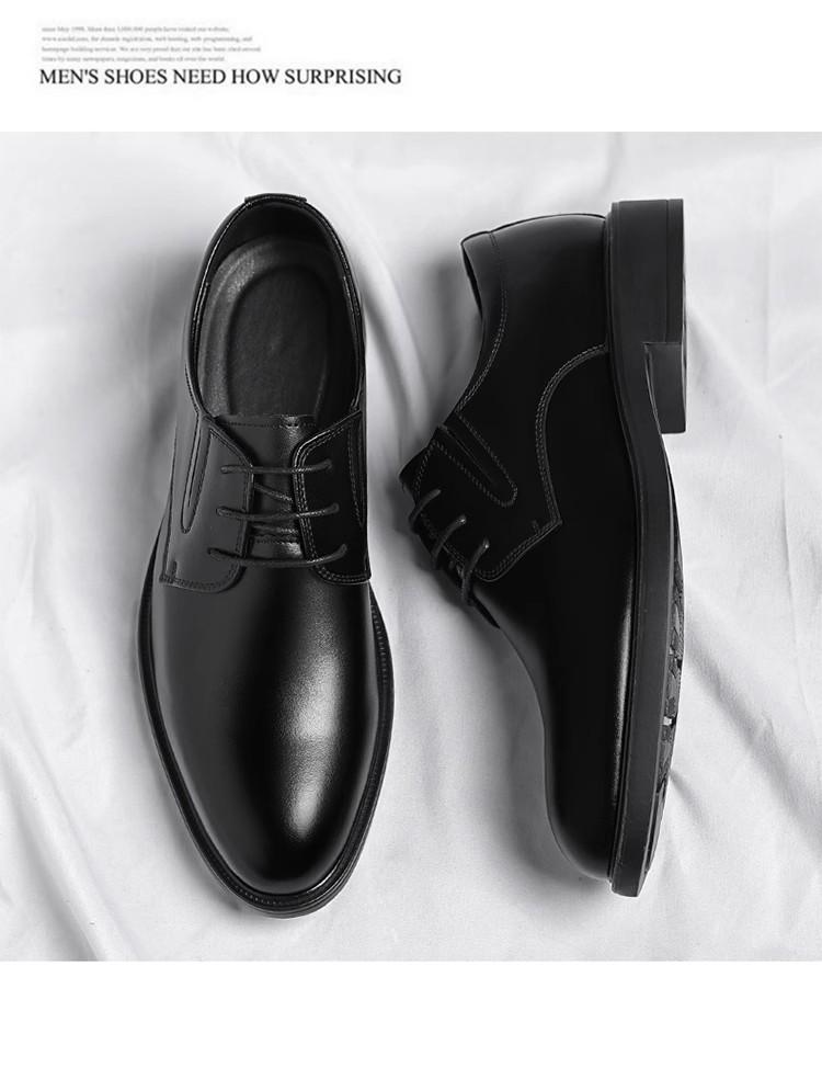 Product Introduction of Sepatu kulit pria terbaru, nyaman dan berventilasi, cocok untuk musim semi dan gugur, kasual dan serbaguna, memiliki alas lunak, anti-selip, cocok untuk keperluan bisnis. 17