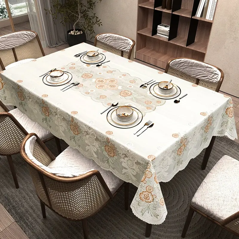 Taplak Meja Makan Anti Air Bahan PEVA Motif Buah Alas Meja Makan Serbaguna 8