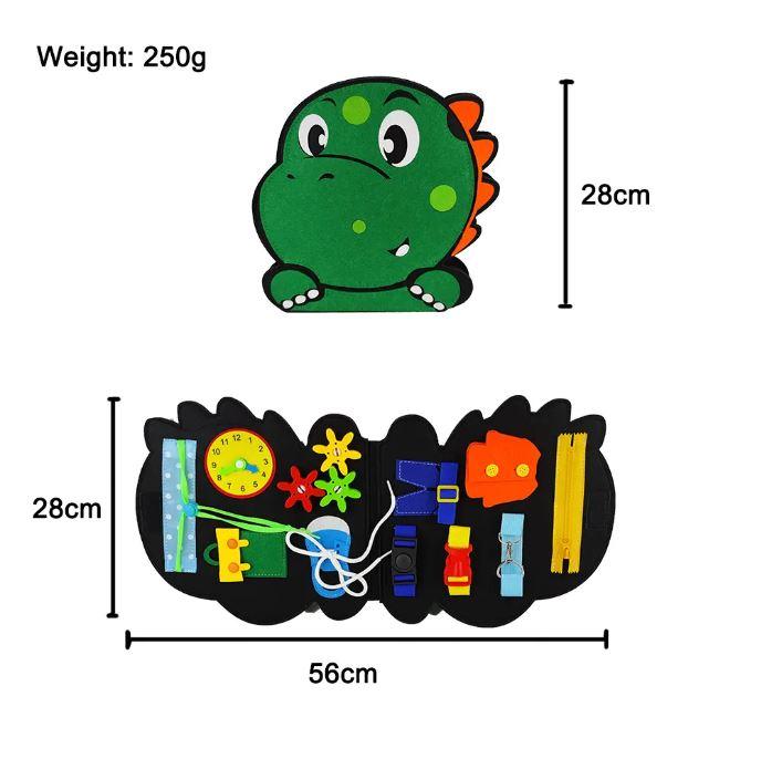 Product Introduction of SG Stock - Busy Bag Quiet Bag for Toddlers 1 to 4 Year Old, Sensory Activity Busy Board for Learning Toys, Travel Toys for Toddlers 1-4, Montessori Toy up to 20 Motor Skill Activities Keep Baby Busy on Plane and Transportation Long Hours Ride 16