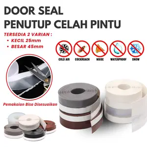 Penutup Lubang Celah Bawah Pintu dan Jendela elastis praktis