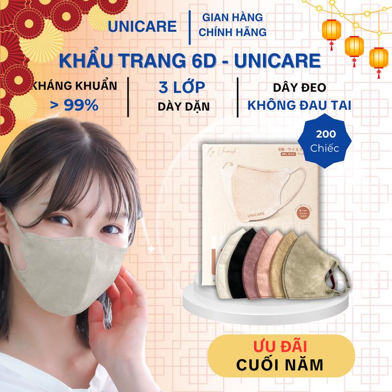   BIGSALE THÙNG LỚN 200c   chiếc khẩu trang 6D Đàn Hồi Tốt Không Đau Tai 6 Màu Chọn Lựa dây đeo co giãn khẩu trang 3 lớp 