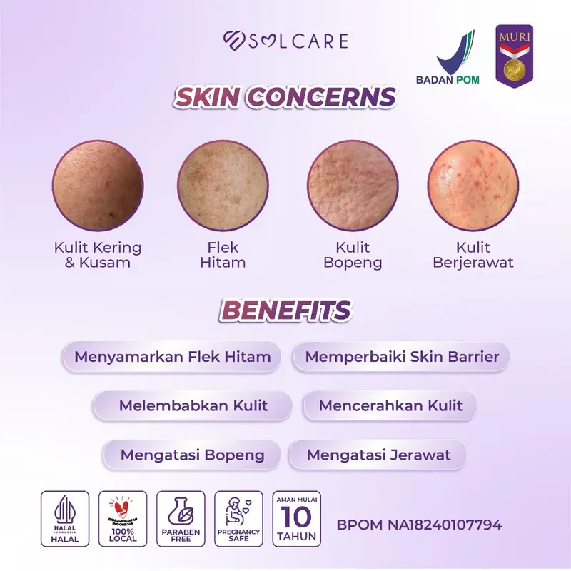 Solcare Collagen Ultra Moist Cream + Probiotic – Cream Flek 1