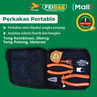Gambar FEIBAO Tool Kit Set Mini | Tang Potong Kombinasi + Obeng + Meteran Mini | Perkakas Portable - 4 pcs dari Feibao Tools Id Kota Administrasi Jakarta Utara 1 Tokopedia