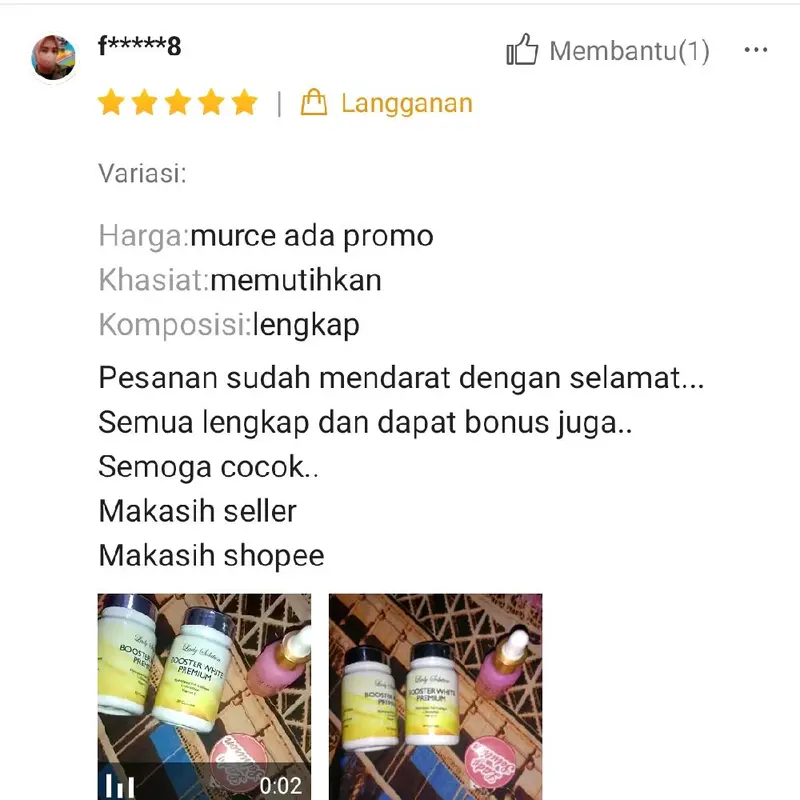 (60 Kapsul) Lady Solution Booster Whitening Glutathione Memutihkan Collagen dan Vit C 4