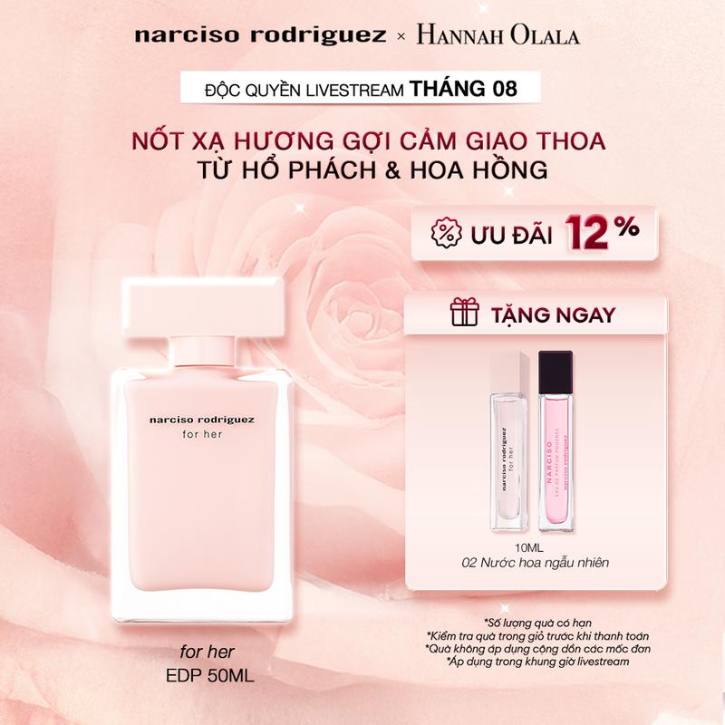NARCISO x HANNAH - Nước hoa Narciso Rodriguez For Her Eau De Parfum 50ml