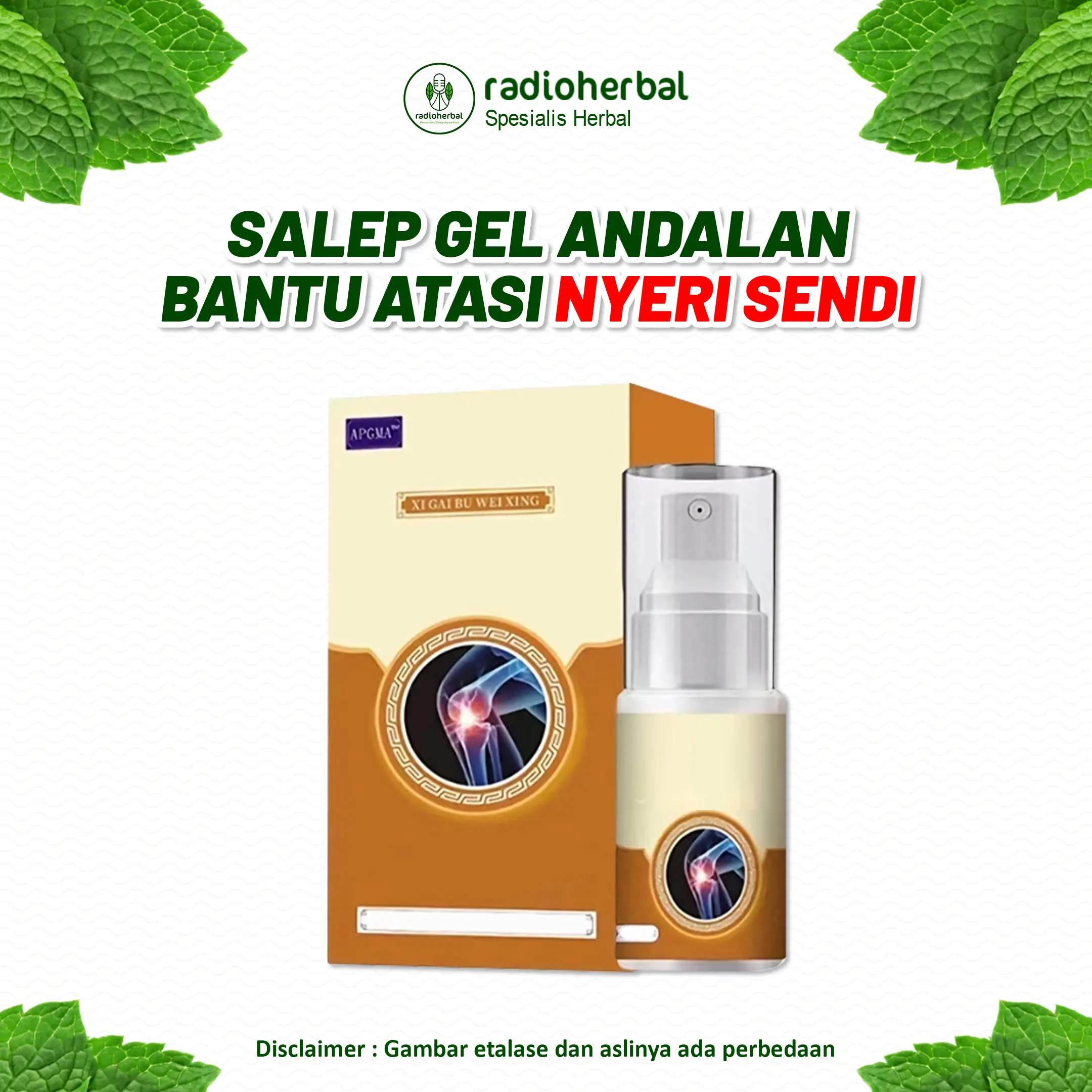 Gel Xi Gai Bu Bantu Atasi Masalah Nyeri Lutut dan Sendi