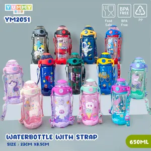 YUMMY SIP ORIGINAL BOTOL MINUM SEDOTAN KARAKTER ANIMALBOTTLE 650ml YM2051