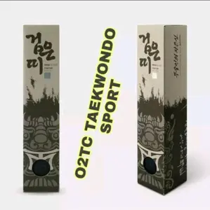 Sabuk Taekwondo Fighter SABUK TAEKWONDO FIGHTER MOOTO Black Belt Single Wrap