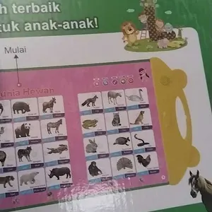 [Penjual lokal]smart book suara 3in1 elektronik bahasa indonesia inggris arab pintar buku edukasi  Indonesia 26 Materi Smartbook