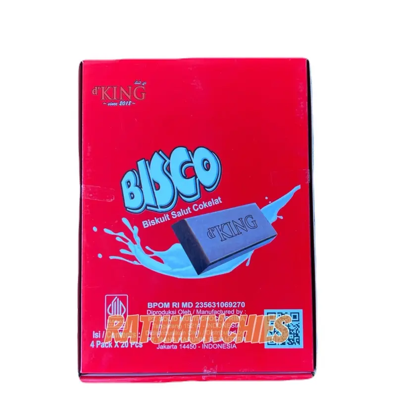 Coklat Bisco D'king 1 kardus Isi 80 batang 4