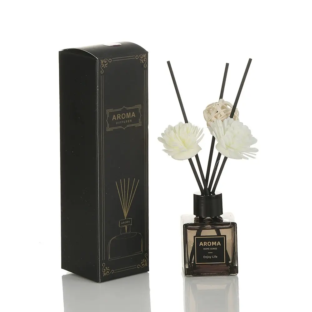 Small square bottle of fireless aromatherapy essential oil bedroom living room aromatherapy ornaments reed  diffuser aromatherapy  diffuser fragrances carpe  deodorant