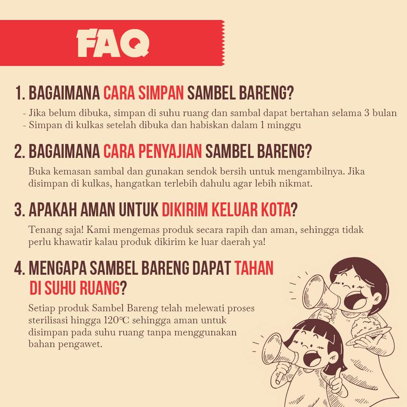 Paket Nyambel Bareng 3 Sambel Bawang / Sambel Terasi / Sambel Ijo Sambal Food 4