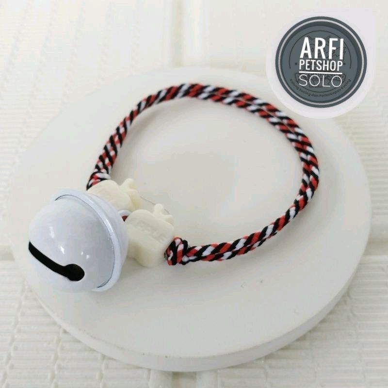 Paket 6pcs Kalung Kucing Tali Lonceng Ufo 22mm 6