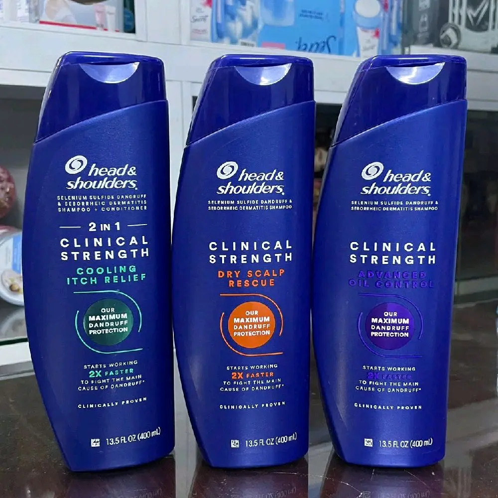 Dầu Gội Ngừa Gàu Mỹ Head & Shouders Clinical Strength Shampoo 400ml