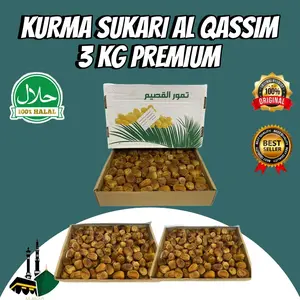Kurma Sukari 3 Kg Premium Best Seller 100% Halal