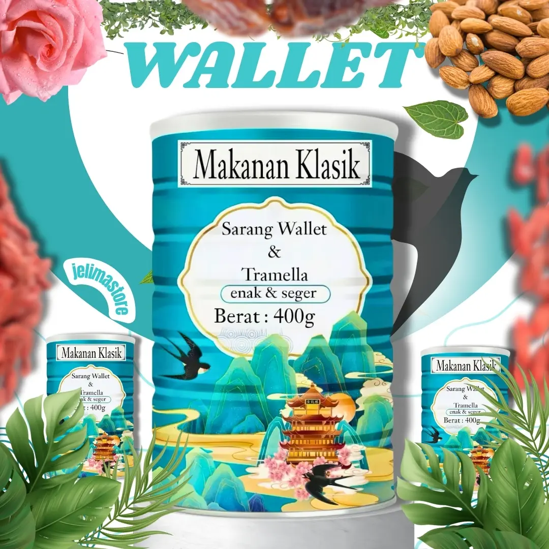 oufen varian langka sarang walet oufen lotus akar teratai Rendah gula dan kalori Kaleng  Powder Bubuk Kurma Manis Instan Minuman