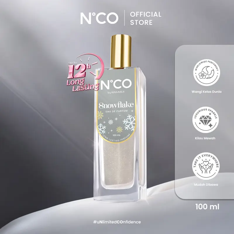 NCO Snowflake EDP - Eau De Perfume Parfum Wanita Wangi Tahan Lama Bunga Lily Lasting Elegant 0