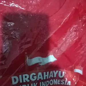 Kaos anak perempuan lengan panjang 17 agustus 1945 dirgahayu republik indonesia baju atasan HUT RI KEMERDEKAAN / MERAH