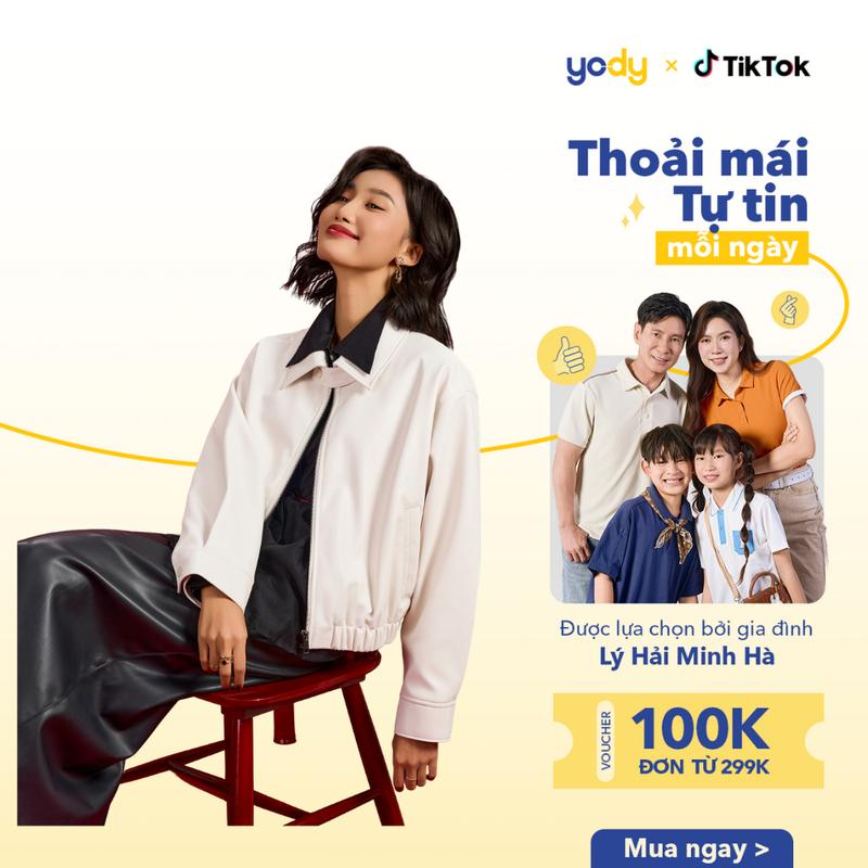 YODY Áo Khoác Ngắn Nữ Bomber Da Chun Gấu KNN7002