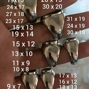 Emban cincin ring akik alpaka polos