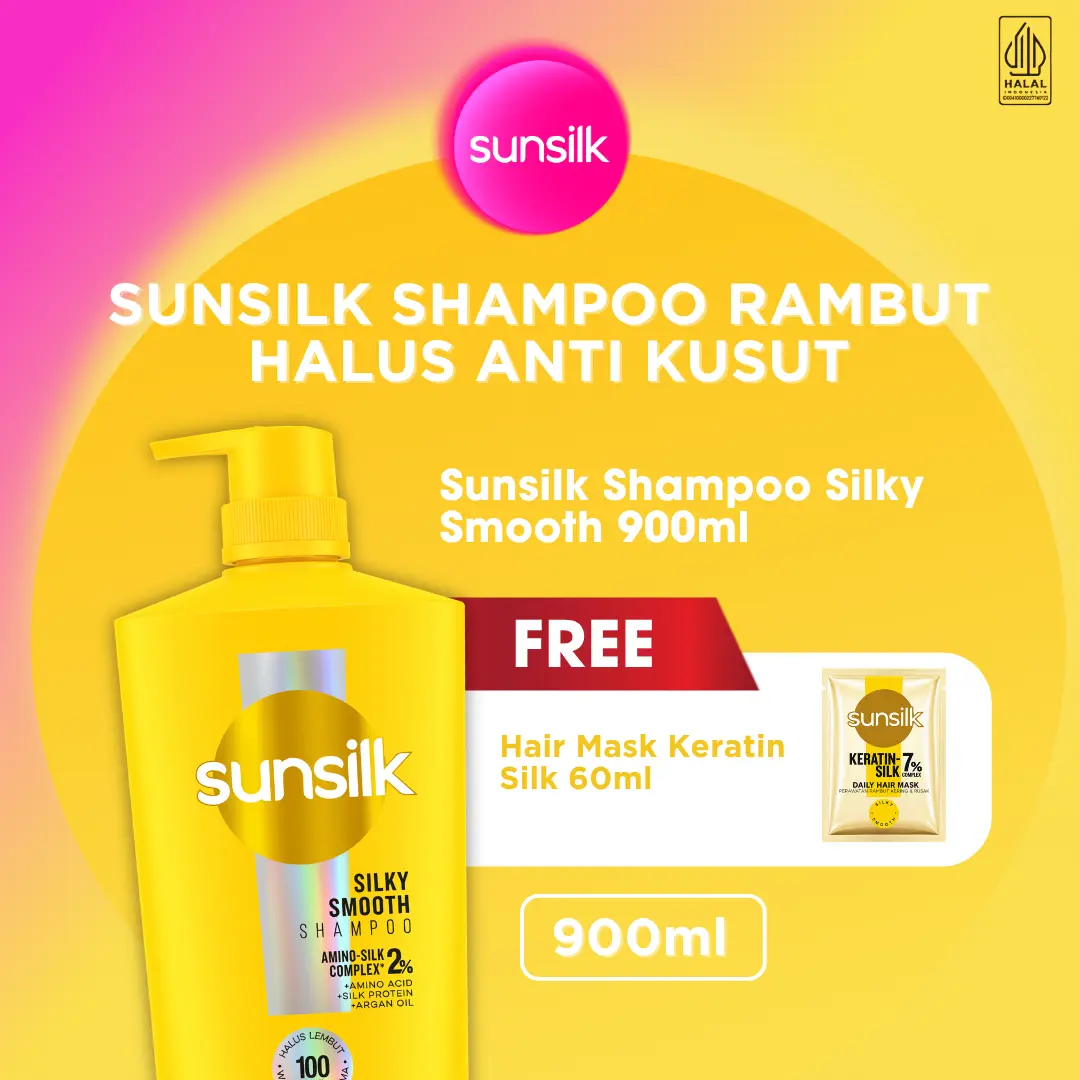 Sunsilk Silky Smooth Shampoo 900ml