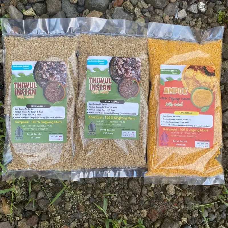 Paket makanan Legend isi 3 Macam @250gram (gatot,ampok,tiwul) 7