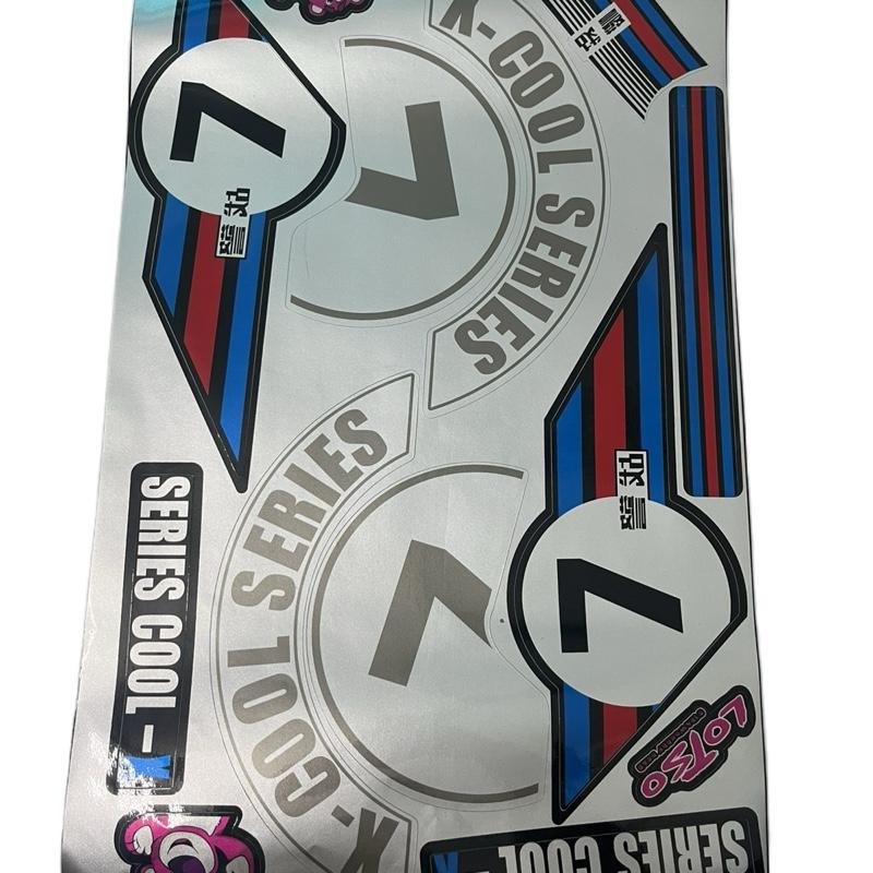    Hàng mới về  Tem số 7 dán xe điện Xmen tem xịn 3 lớp 1 năm không bong   tặng thêm tem Gấu  