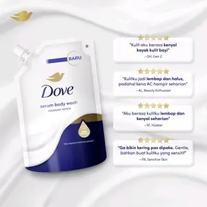 Dove Body Wash Moisture Renew 400ml