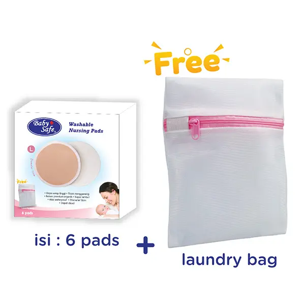 BabySafe - BK012 - Washable Nurshing Pad 12 cm 2