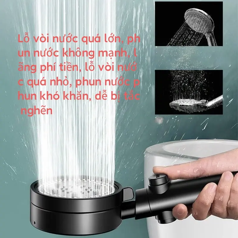 vật liệu dày mới 5 loại vòi sen phun vòi sen nhà tắm 5