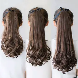 Hair clip ponytail dewasa ponitail ikat keriting kuncir ekor kuda panjang 38cm 48cm 58cm Extension